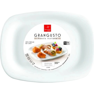 Bormioli Rocco Tanier 21,7 × 16,3 cm PASTICCERIA BR-431242 TOM BR-431242