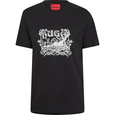 HUGO Блуза с яка HUGO Men's Diwom Short Sleeve Polo Shirt - Black