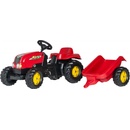 Rolly Toys Šlapací traktor Rolly Zetor s vlečkou červený