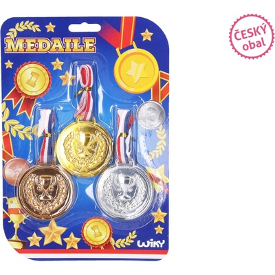 Medaila set 3 kusy