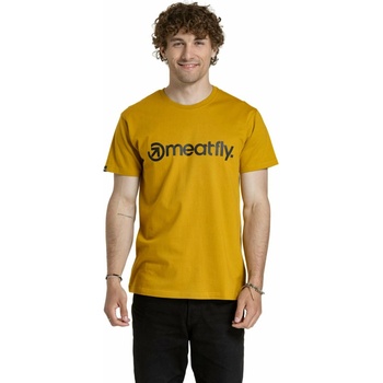 Meatfly мъжка тениска MF Logo Mustard Meatfly | Zhalt | МЪЖЕ | S