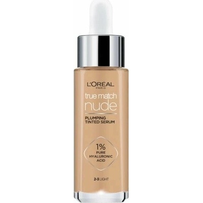 Loreal Paris True Match 2-3 Light tónovacie sérum s kyselinou hyalurónovou 2-3 Light 30 ml