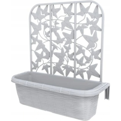 Bama Kvetináč 50 x 20 x 18 cm plast biely