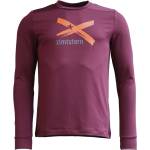 Zimtstern Мъжка фланелка с дълъг ръкав за колоездене Zimtstern Crewz Shirt L/S Fleece jumper - Windsor Wine - размер XL (005-3987-0314)