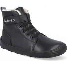 Be Lenka dětské zimní barefoot boty Winter Kids All black