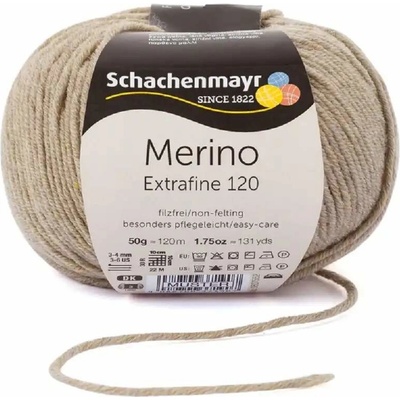 Schachenmayr Merino extrafine 120 Béžový melír 106
