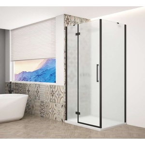 SAPHO Trinity - Душ кабина 90x120 см, лява, матирано стъкло/черна GT5612-90ML-B (GT5612-90ML-B)