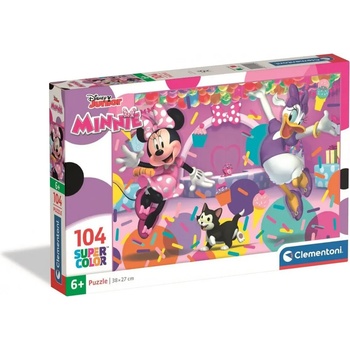 Clementoni - Puzzle Minnie and Daisy at a party - 100 piese