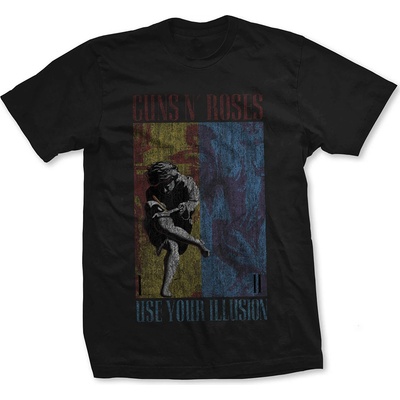 Guns N’ Roses tričko Use Your Illusion čierne