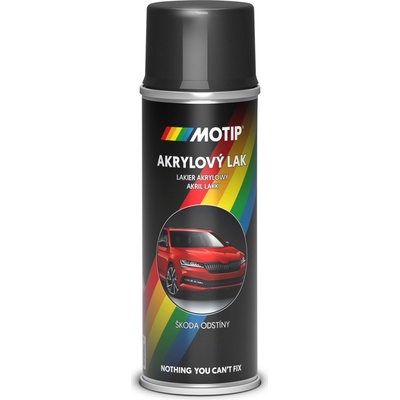 Motip Škoda akrylový sprej autolak 9152 šedá titan metalíza 150 ml
