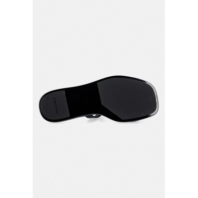 Calvin Klein чехли дамски JELLY SNDL DOUB BAR SHINY ST TPU (HW0HW02963)