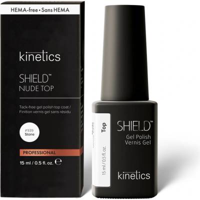 Kinetics SHIELD Art TOP COAT gel lak bezvýpotkový NO HEMA 15 ml