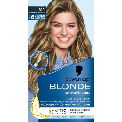 Schwarzkopf Blonde barva zesvětlující pro melíry, sada M1, 1 ks DE