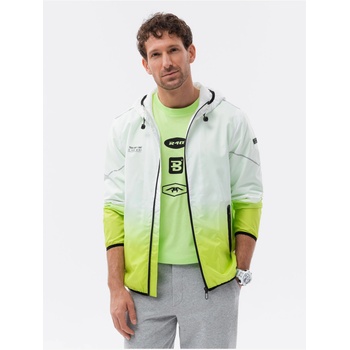 Ombre Clothing Зелено и бяло мъжко яке Ombre Clothing Ombre Clothing | Byal | МЪЖЕ | L