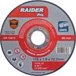 Raider Диск за метал 115х1.0х22.2mm A60T Inox RDP (0160120)