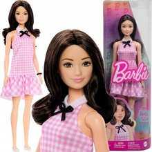 Barbie Modelka kockované šaty HRH21