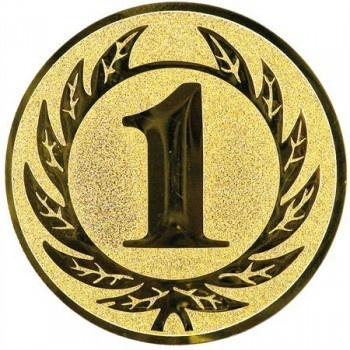 Pohary.com Emblém 1. místo zlato 25 mm