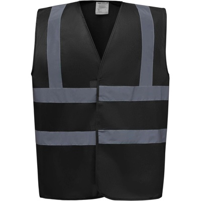 Yoko vesta HVW100 Hi Vis výstražná čierna