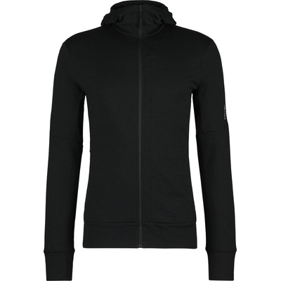 Icebreaker Мъжко вълнено яке Icebreaker Merino 260 Quantum IV L/S Zip Hoodie Merino hoodie - Black II - размер XL (005-5223-0514)