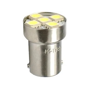 Image 1 of m-tech LED L075W BA15s 5xSMD5050 White M-TECH крушка (L075W)