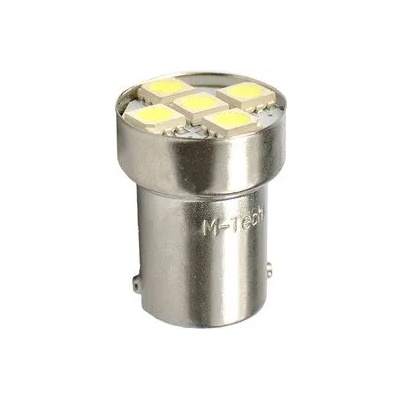m-tech LED L075W BA15s 5xSMD5050 White M-TECH крушка (L075W)