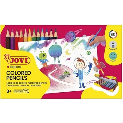 Jovi Комплект цветни моливи Смес 144 pcs