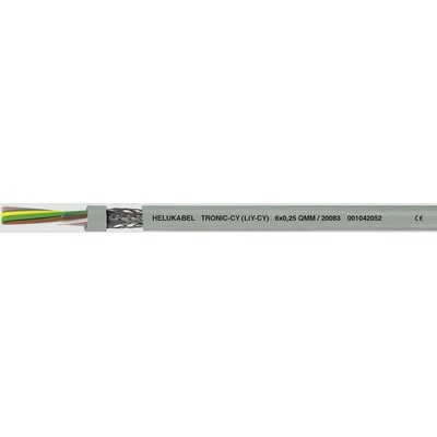 Helu 16031-1000 dátový kábel LiYCY 7 x 0.75 mm² sivá 1000 m