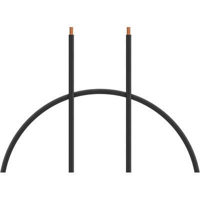 KAVAN Kabel silikon 1.0mm2 1m černý