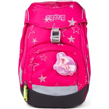 Ergobag batoh Prime růžová hvězdy