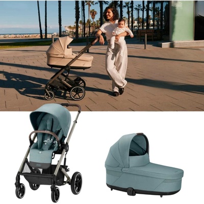 Cybex Balios S Lux Kompletní Taupe Stormy Blue 2025