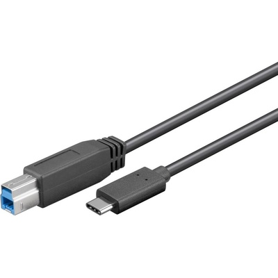 PremiumCord ku31ce1bk USB-C/male - USB 3.0 B/male, 1m, černý