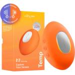 WE-VIBE Temp - охлаждащ-затоплящ вибратор за клиторна стимулация (оранжев)
