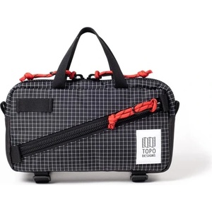 Topo Designs Чанта за кръст Topo designs Mini Quick Pack Hip bag - Black / Grid - размер 2, 5 l (510-5449-1011)