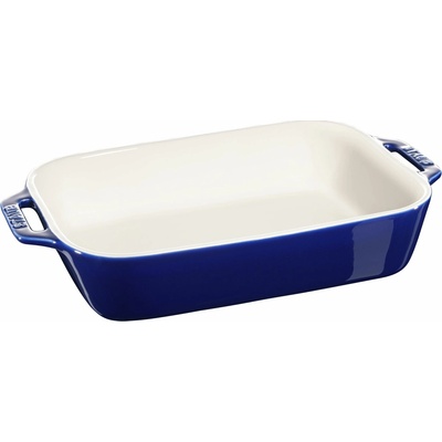 Staub Zapekacia misa modrá keramika 27x19cm