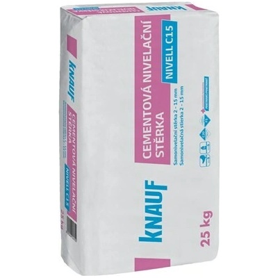 KNAUF NIVELL C15 – Cementová nivelační stěrka 25kg