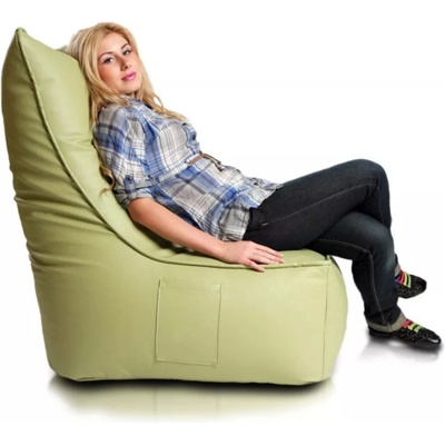 Intermedic SK sedací vak Kreslo ELEGANT 105×85×40 cm, 350 l E01 Biela