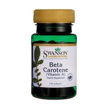 Swanson Beta-Carotene (Vitamin A) 25000IU, 100 броя меки таблетки, 4276