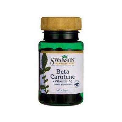 Swanson Beta-Carotene (Vitamin A) 25000IU, 100 броя меки таблетки, 4276