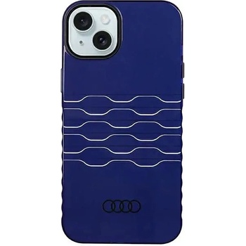 Audi Кейс Audi IML MagSafe за iPhone 15 Plus / 14 Plus, син (AUDI000060-0)