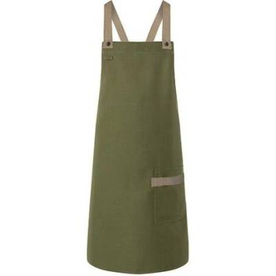 Karlowsky Gastro zástěra KY119 Moss-Green 70x85cm