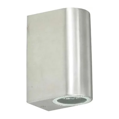 VITO АПЛИК VITO ФАСАДЕН SPIDER 2D GU10 98x80x67мм IP44 ДВУПОСОЧЕН АЛУМИНИЙ НИКЕЛ (3230060)