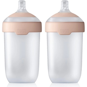 LOVI Mammafeel Bottle 250ml бебешко шише 3 m+ 2x250ml
