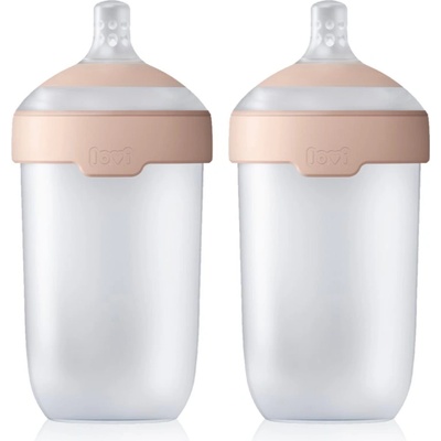 LOVI Mammafeel Bottle 250ml бебешко шише 3 m+ 2x250ml