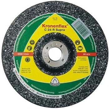 Klingspor Flex Brusný kotouč C 24 R Supra 180 x 6 x 22,23 mm 13409