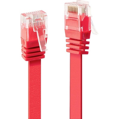 Lindy 47513 RJ45 CAT 6 U/UTP 3m červený