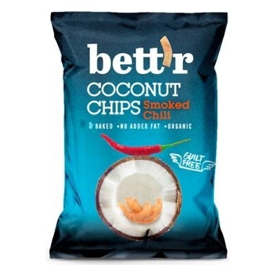 Bett'r Kokosové chipsy chilli 40 g