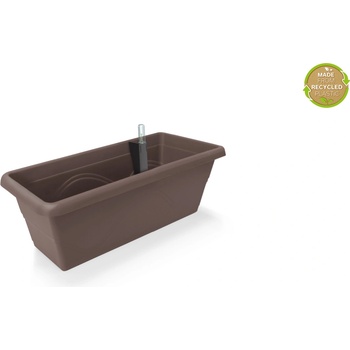 PLASTKON Samozavlažovací truhlík Smart Systém Extra Line 40 cm hnedá