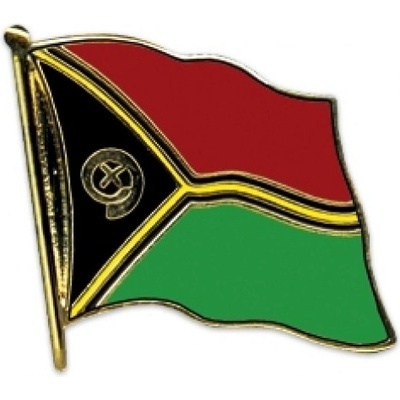 Odznak (pins) 20mm vlajka Vanuatu - farebný