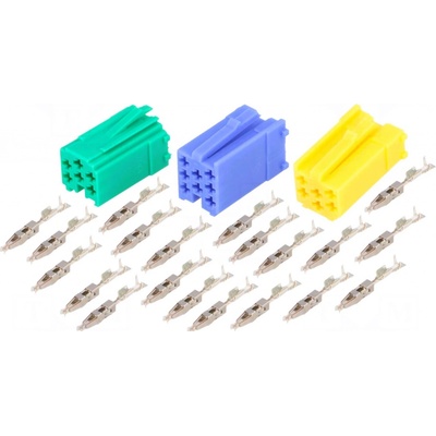 Set Mini ISO konektora s pinmi 4carmedia 361441