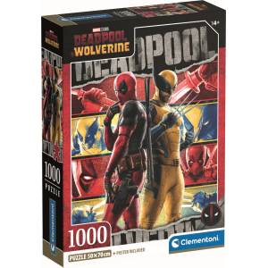 Clementoni Пъзел Clementoni от 1000 части - Deadpool & Wolverine (37050)
